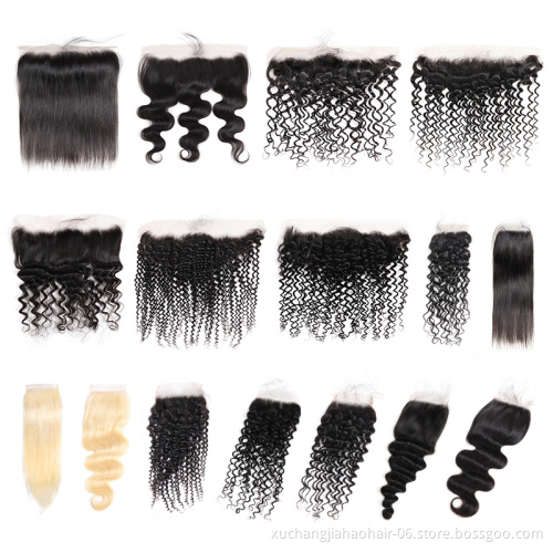 Virgin HD Transparent Lace Frontal Closure, Silm Transparent Swiss Lace Frontal raw cambodian hair with hd lace closures